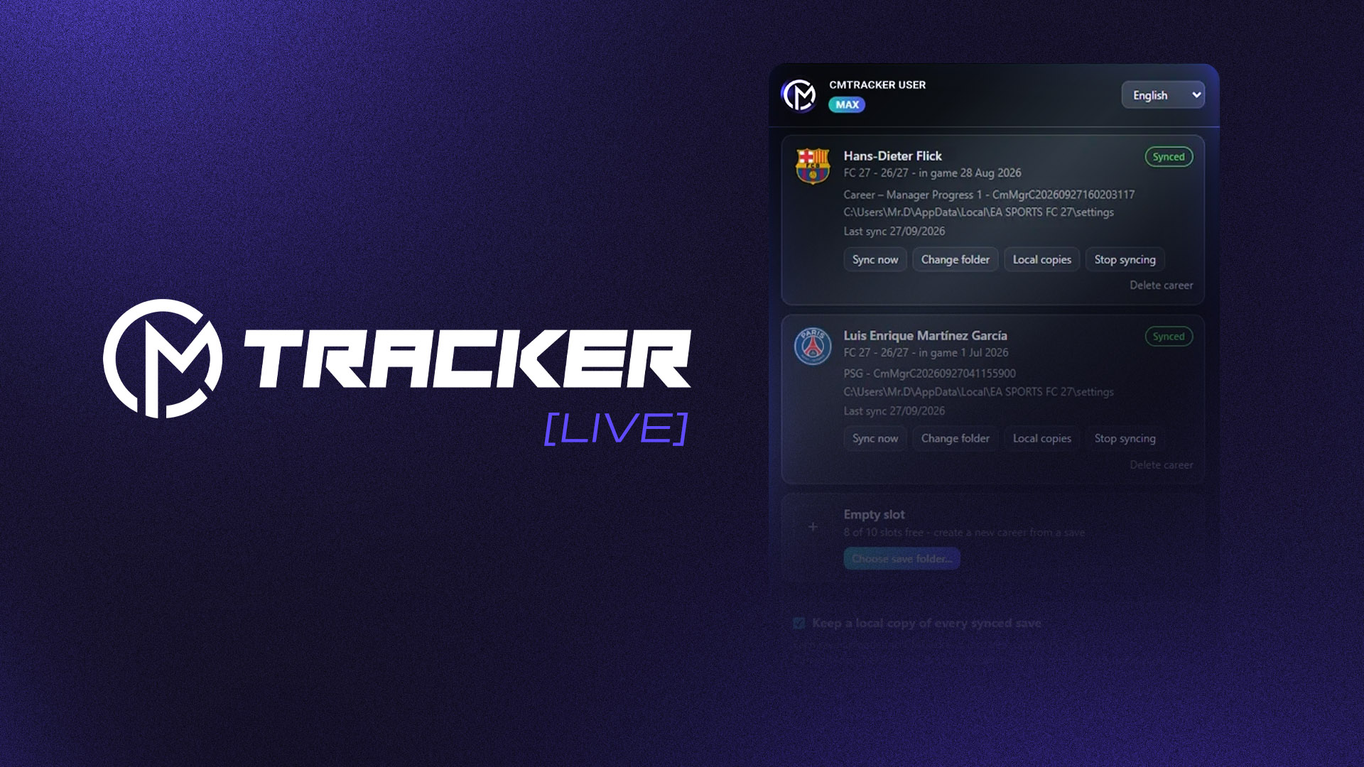 FC 27 Career Mode Save Analyzer: Scout Your Save with CMTracker LIVE